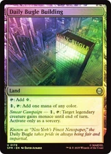 NM Foil Daily Bugle Building, MTG, Marvel's Spider-Man, Magic, 179
