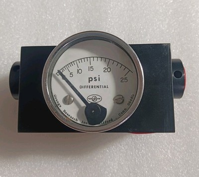 Orange Research Model 1203PGS-1A-2L-3 Differential Pressure Gauge Made In USA...