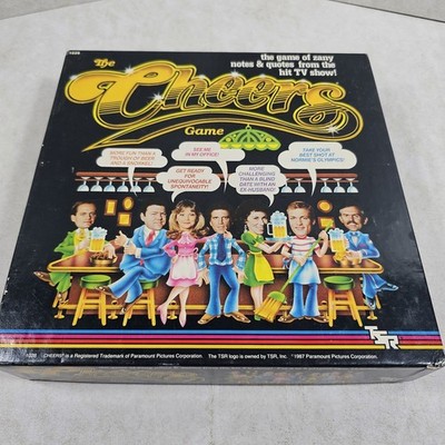 Vintage TSR Paramount Pictures Corp. Cheers 1987 Game Board Incomplete Pre-owned