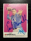 1969 Topps Earl Morrall Signed Card Baltimore Colts Auto