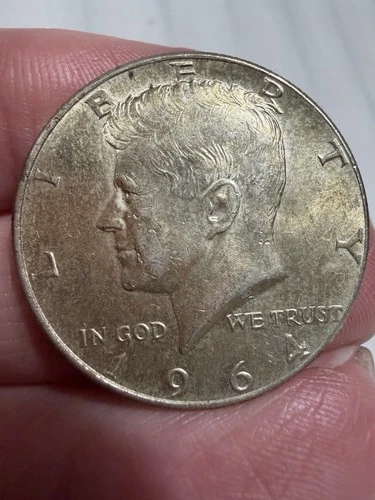 1964 Kennedy Half Dollar 50C Silver Coin .900 Fine Circulated