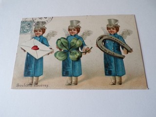 CPA FANTAISIE ANGELOTS DEBUT 1900