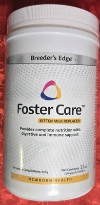 Breeder's Edge Foster Care Kitten Milk Replacer Powder 12 oz BB 3/28 New Sealed