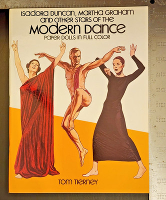 1983 Tom Tierney Isadora Duncan and Other Stars of the Modern Dance Paper Dolls