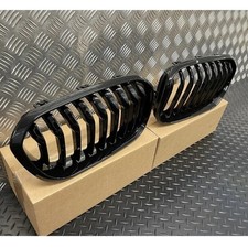 Gloss Black Front Kidney Grill Grille For BMW 1 Series F20 F21 LCI M140i 2015-19
