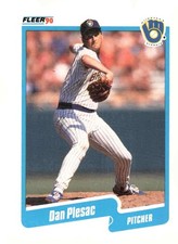 1990 Fleer #334a Dan Plesac