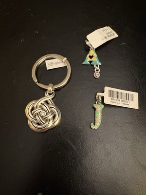 Brighton new key chain and letter charms