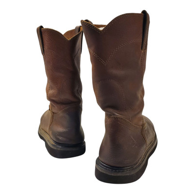 JUSTIN Boots SCREWDRIVER Mens Size 10.5 Brown Leather Mid-Calf Workwear WK4905 JUSTIN Boots SCREWDRIVER Mens Size 10.5 Brown Leather Mid  main image 3