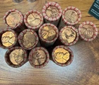 12 Pc 1958 Lincoln Wheat Cent Rolls BU++ RED 12 Roll Lot