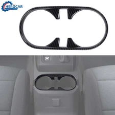 ⭕Carbon Fiber Front Console Cup Holder Frame Trim Cover For Chevy Colorado 2023+