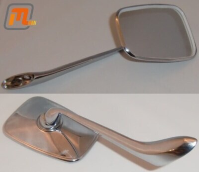 FORD 17M/20M/26M (P7) outside mirror right hand rectangular glass long arm