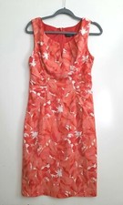 Adrianna Papell Dress Floral Printed Split Neck Women's size Medium