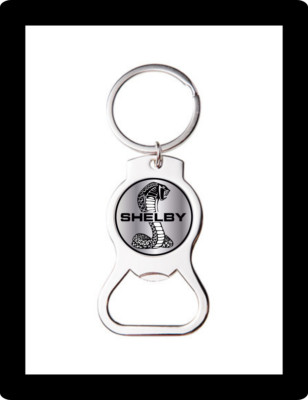 MUSTANG SHELBY COBRA CUSTOM BOTTLE OPENER KEYCHAIN KEY RING COOL UNIQUE GIFT