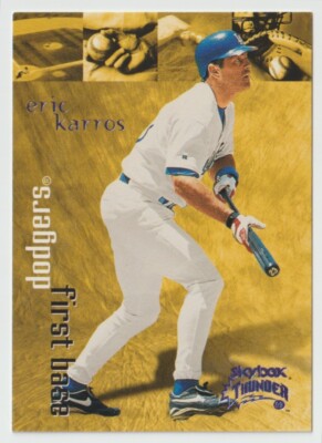1999 SkyBox Thunder Rant #107 Eric Karros - Los Angeles Dodgers