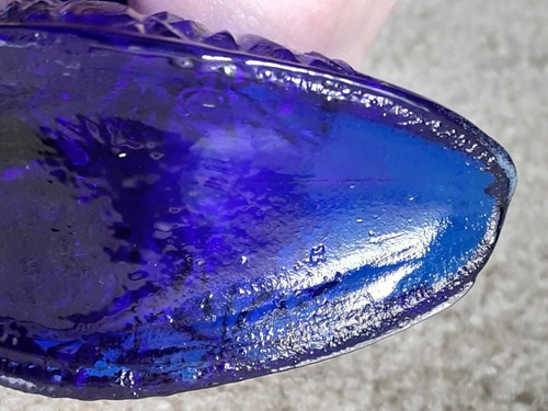 Vintage Blue Glass Shoe - Picture 12 of 19