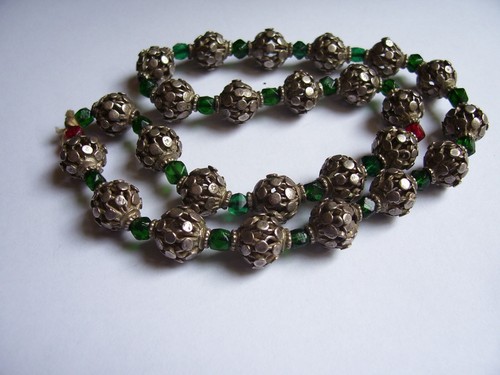 Antique Rare Ethnic Silver Filigree Beads - Picture 4 of 6