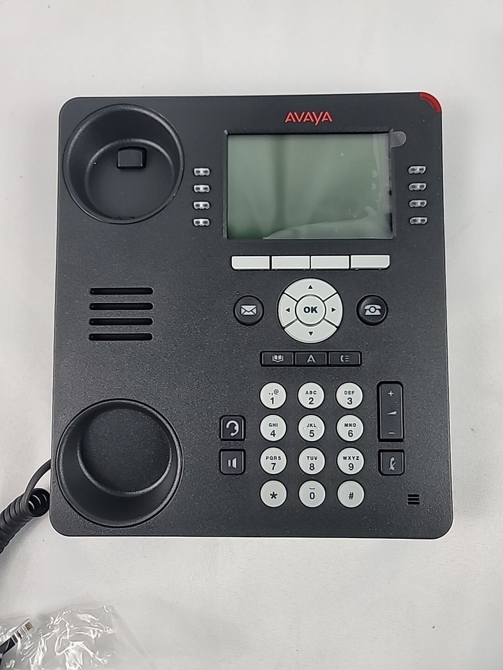 QTY 16) 4 Avaya 9608G 700505424 Gigabit IP Phone Charcoal Grey New In