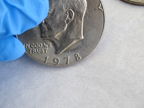(5) Assorted Eisenhower Dollars / D Mint Mark 1971, 1972, 1974, 1977, 1978 /fsds - Picture 11 of 22