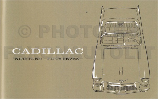1957 Cadillac Owners Manuell 57 Owner Serie 62 Deville Eldorado Fleetwood 60 75-image