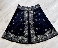 Anthropologie Basil Maude Skirt Size 10. Black beaded and sequins