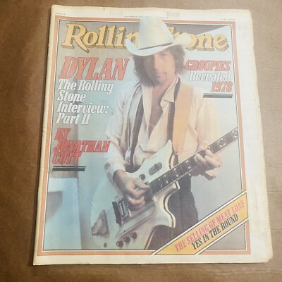 Rolling Stone Magazine 278 November 16 1978 Bob Dylan Meatloaf Groupies Vtg