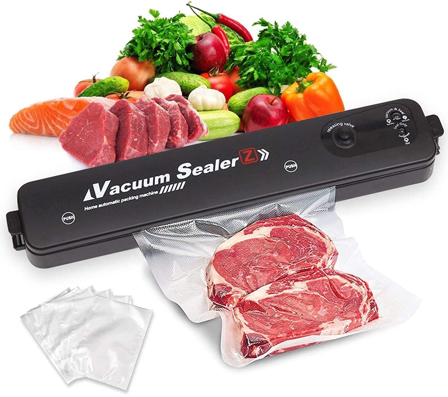 Macchina Sottovuoto Professionale 2 in 1 - Sigillatrice Portatile per Alimenti