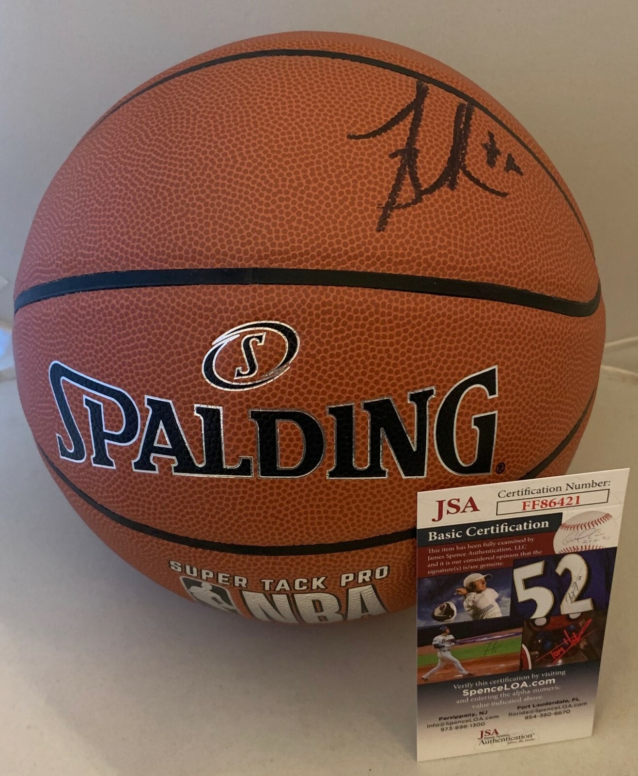 Mike Bibby Autographed Signed Sacramento Kings Grizzlies Kings F/S NBA Basketball Ball JSA 