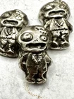 2 Troy oz MK BARZ "Zombie Boy" Hand Poured .999 fine silver