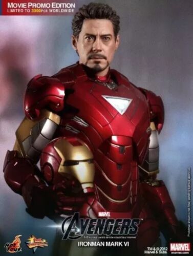 HOT TOYS 1/6 AVENGERS MMS171 IRON MAN MK6 MARK VI (MOVIE PROMO EDITION) SEALED - Picture 1 of 11