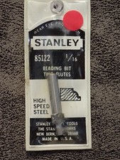 85122 Stanley Bosch 1/16" Bead Bit 2-Flutes HSS (BN227)
