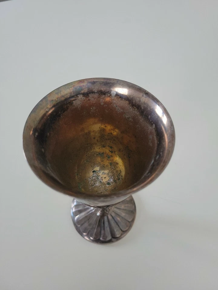 Винные кубки International Silver Co. чашка для вина с узором дикая роза мериден - Изображение 3 из 4