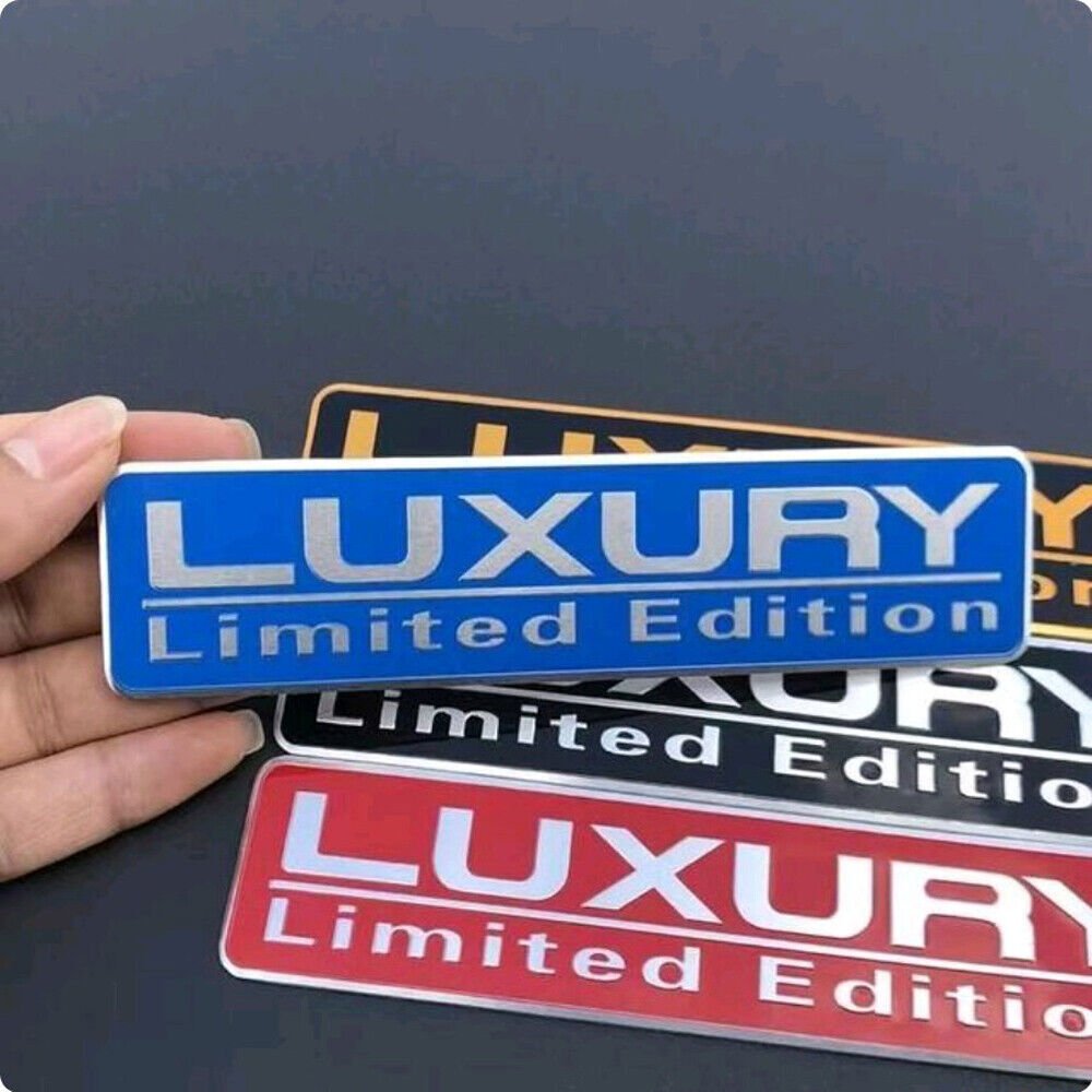 3D Luxury Limited Edition Logo Car Chrome Emblem Badge Metal Sticker Accessories