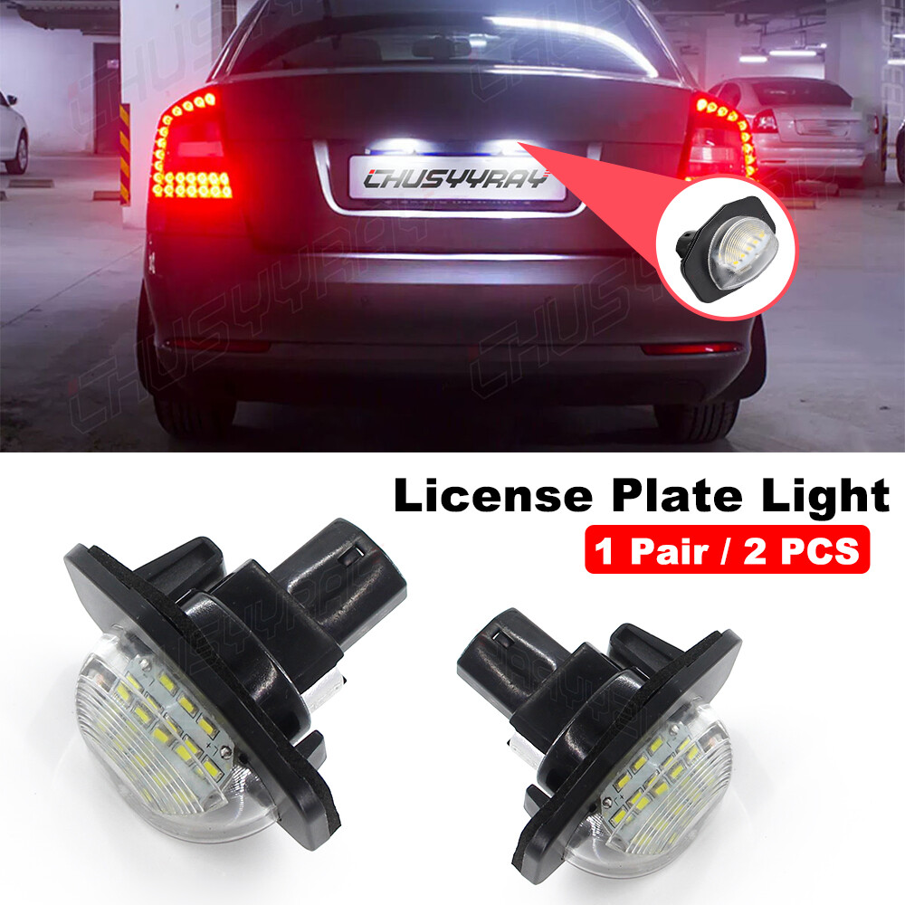 LED Number License Plate White Light Lamp For Sienna Toyota 2011