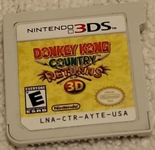 Donkey Kong Country Returns 3D Nintendo 3DS 2013 AUTHENTIC 