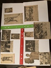 1953 (?) Hockey French Newspaper Article Lot Cut Outs, See Photos, Rare NHL,