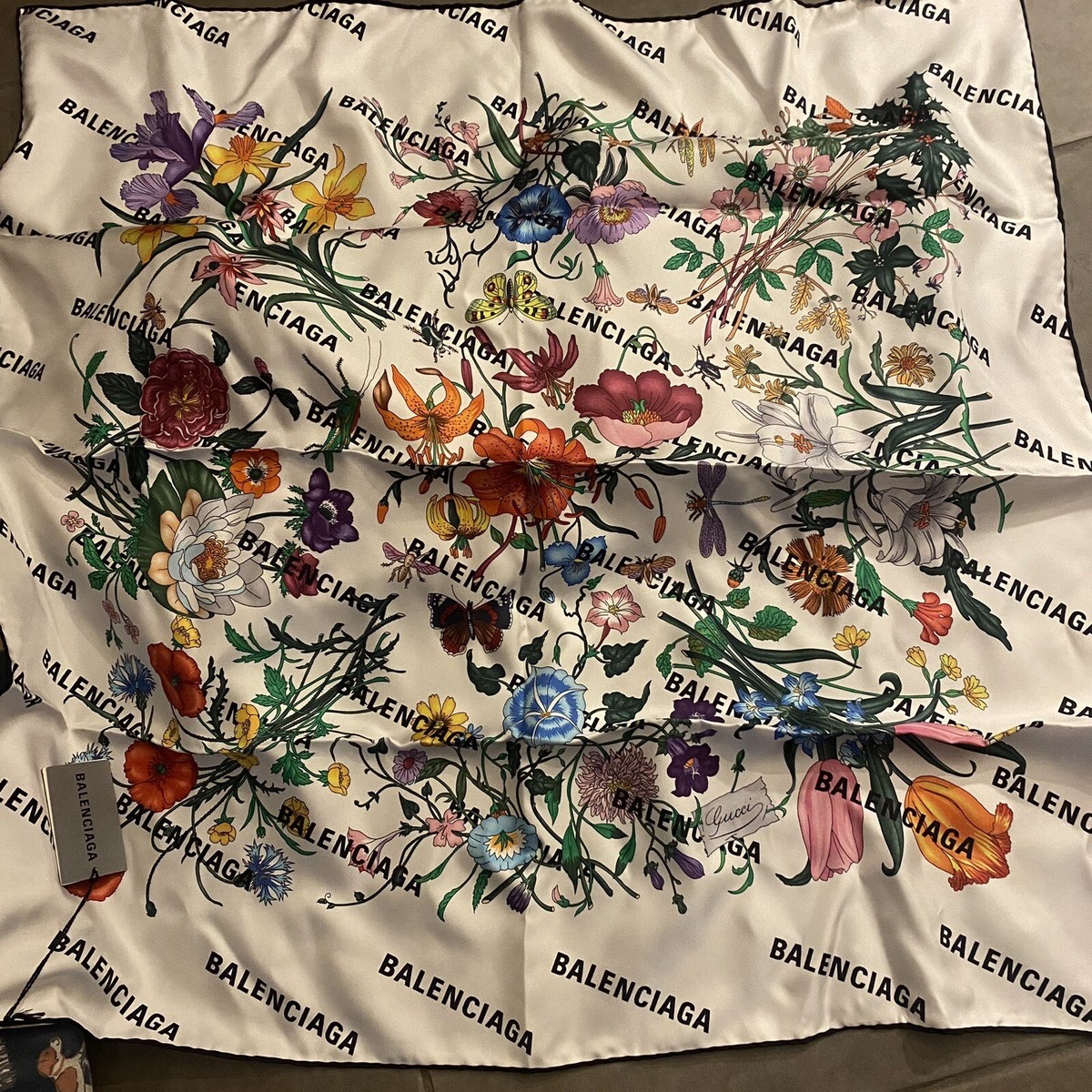 Gucci Balenciaga hacker project Silk Scarf | eBay Gucci Balenciaga hacker project Silk Scarf | eBay