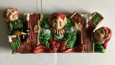Christmas Joy Elf Pixie Candle Holder