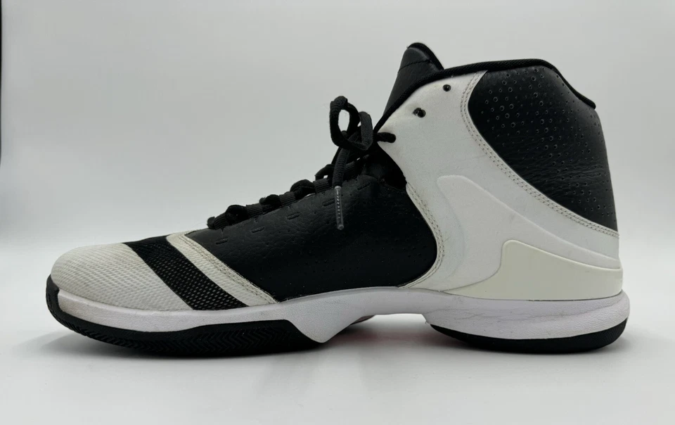 Nike Jordan Super Fly 4 masculino tamanho 14 preto branco 819163-002 EUA - Imagem 4 de 4