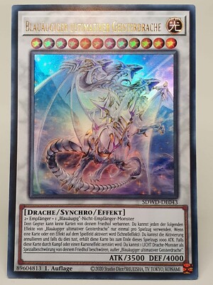 Blauäugiger Ultimativer Geisterdrache Neu! Ultra Rare Yugioh Deutsch SDWD-043