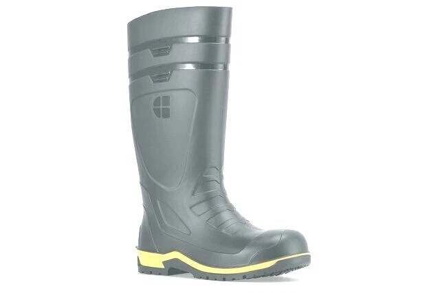 Shoes For Crews - Sentry, Steel Toe Grey + Yellow, Style# 73809 (New w/out box) - Image 2 of 4