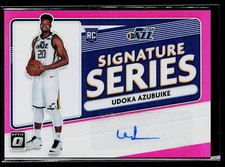 Udoka Azubuike 2020-21 Donruss Optic Signature Series Pink #SS-UDO AU,SN Jazz