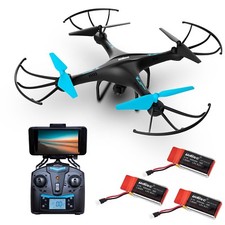U45WF WiFi FPV Drones with Camera for Adults and Kids + 3 RC Drone