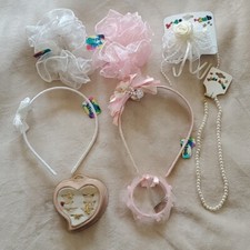 CLAIRE?S KIDS CLUB HAIR CLIP, Headband, Rings, Necklace Scrunchies Klub VTG 90s