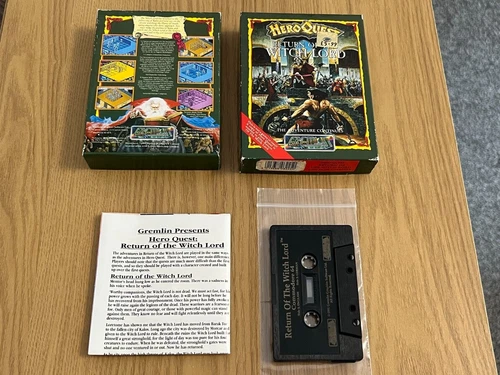 Commodore 64 Hero Quest Return of the Witch Lord Game -👽👾Retro Gift Idea👾