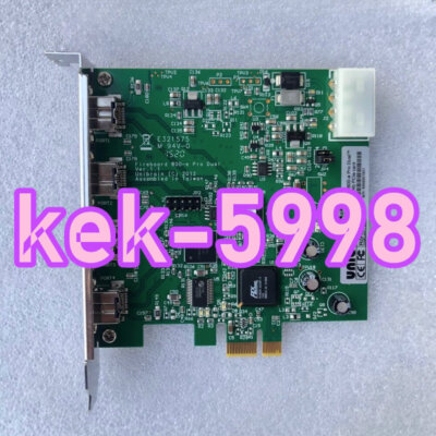 1PC Gebraucht Unibrain Fireboard 800-E 1394b PcIe Card Image Capture Card #CZ