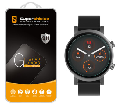 2X Supershieldz Tempered Glass Screen Protector for Ticwatch E3