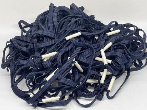Lanyard ID Badge Key Holder Neck Strap Navy Blue White 36” LOT of 70 - Picture 7 of 7