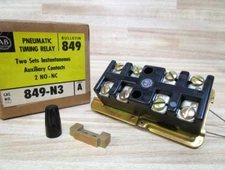 Allen Bradley 849-N3 Auxiliary Contact 849N3 Series A