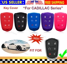 Silicone Cover Smart Case Fob Entry Skin Protector for Cadillac Escalade ESV Key