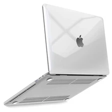 13, 14, 16 Inch Matte Black/Crystal Clear - Macbook Air/Pro/Retina Case Cover